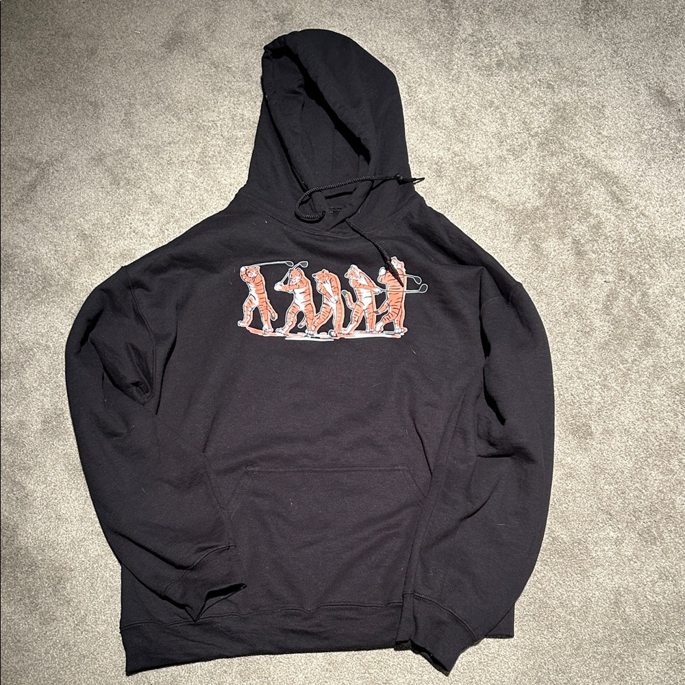 Black Graphic Hoodie